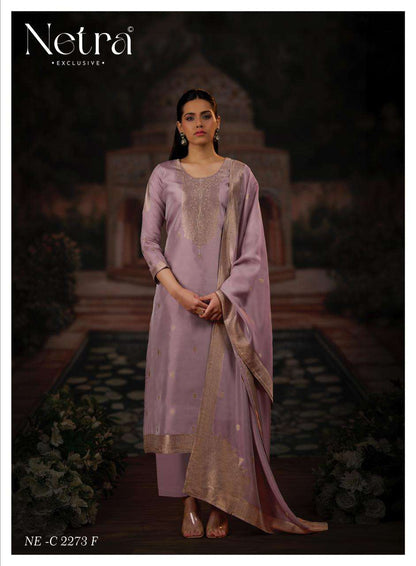 Vrisa Vol 6 Netra Woven Silk Pant Style Suits Supplier India