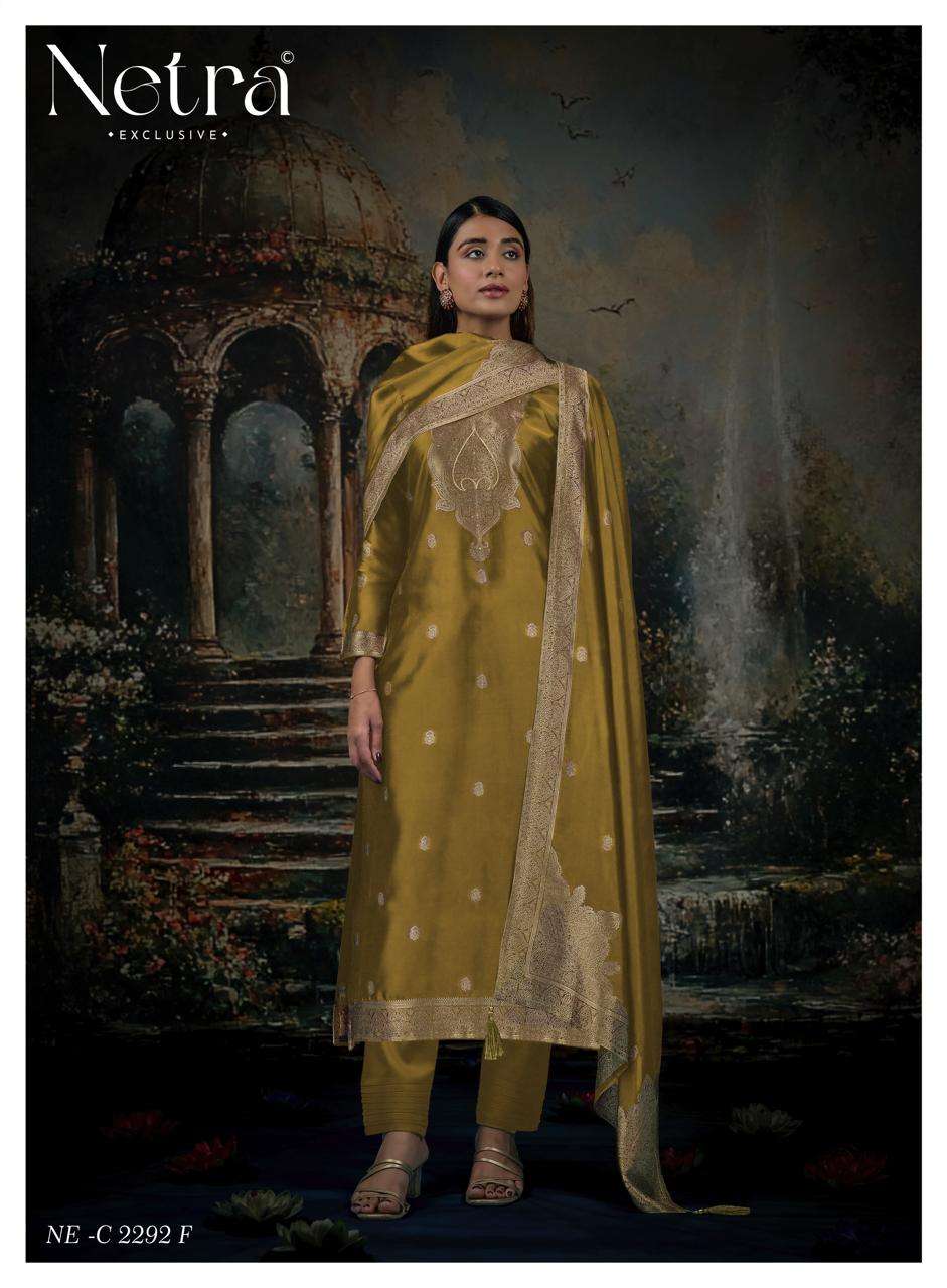 Vrisa Vol 8 Netra Woven Silk Pant Style Suits Wholesaler