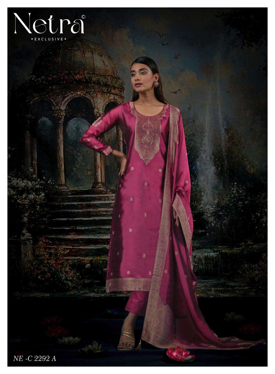 Vrisa Vol 8 Netra Woven Silk Pant Style Suits Wholesaler