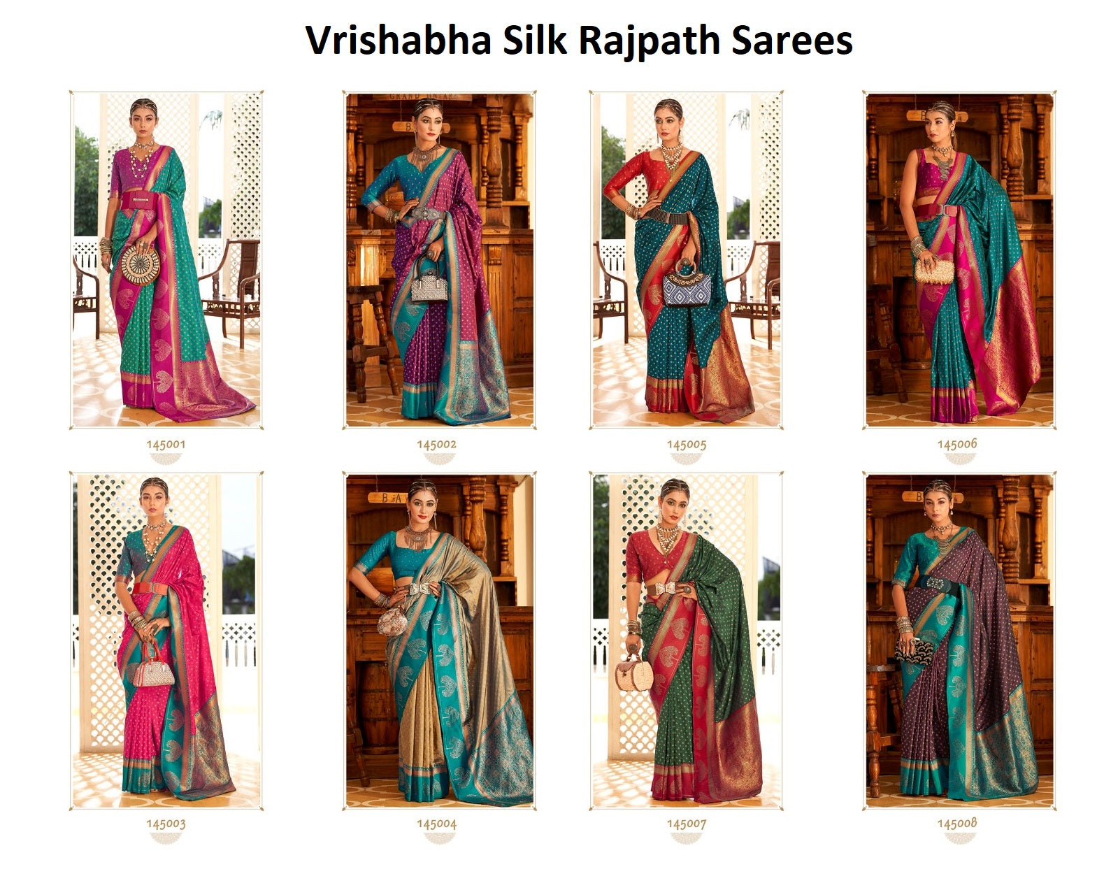 Vrishabha Silk Rajpath Banarasi Silk Sarees Exporter Ahmedabad
