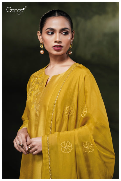 Vrishi 3808 Ganga Premium Bemberg Plazzo Style Suits Supplier India