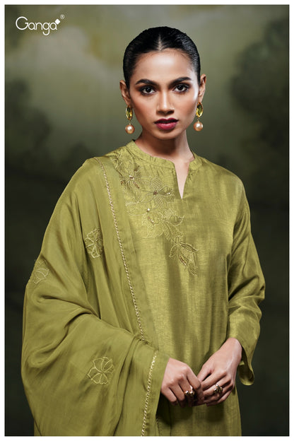 Vrishi 3808 Ganga Premium Bemberg Plazzo Style Suits Supplier India