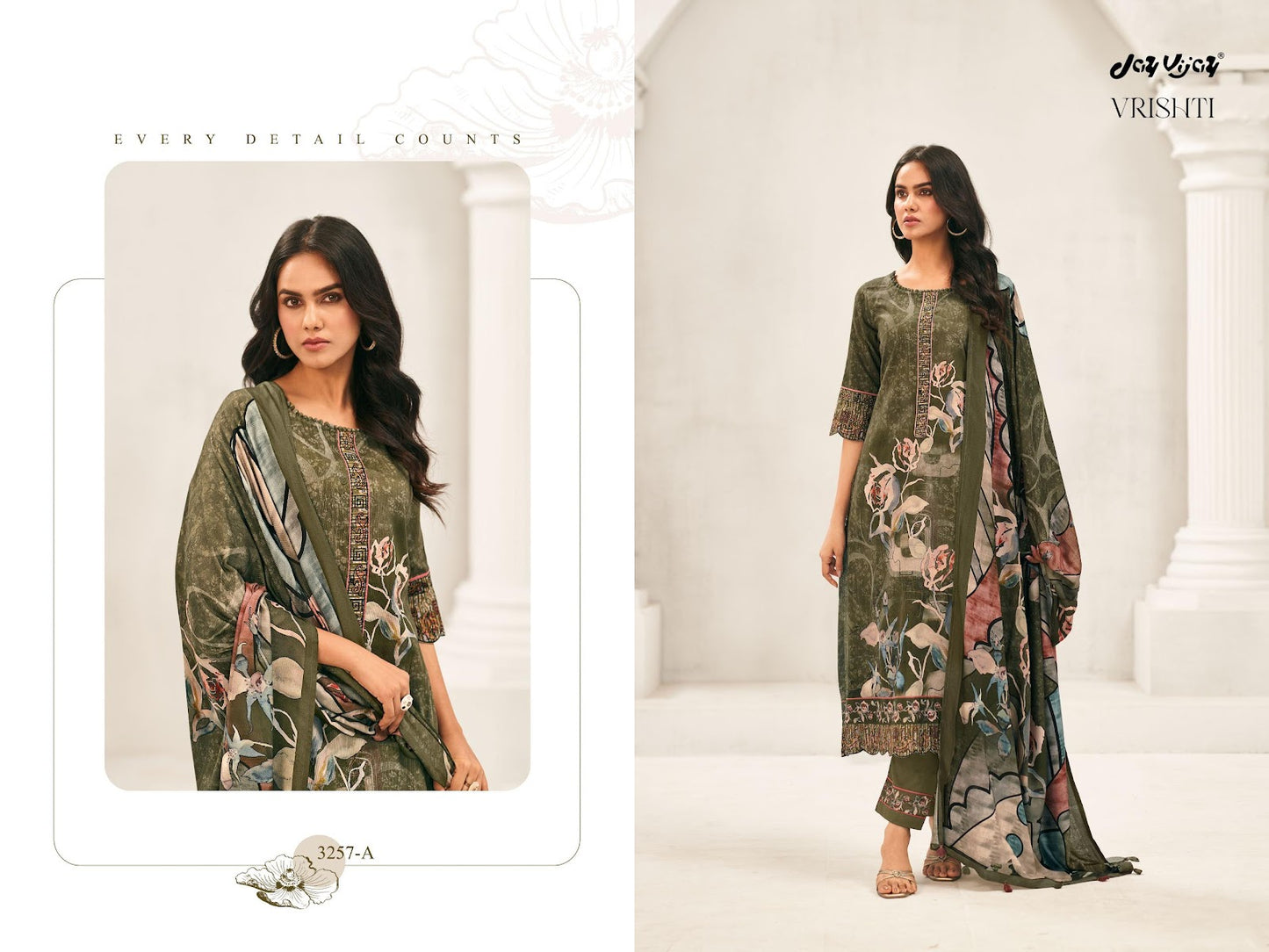 Vrishti Jay Vijay Premium Pant Style Suits Manufacturer India