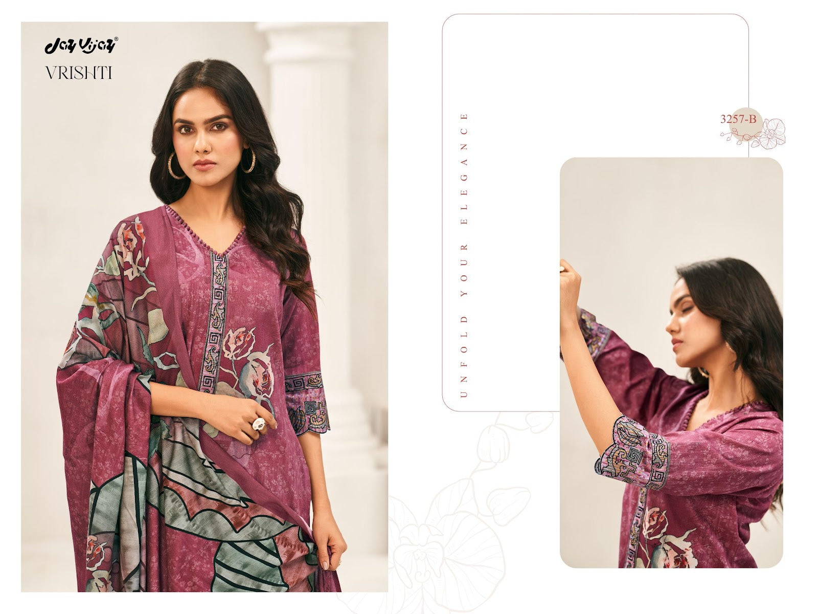 Vrishti Jay Vijay Premium Pant Style Suits Manufacturer India