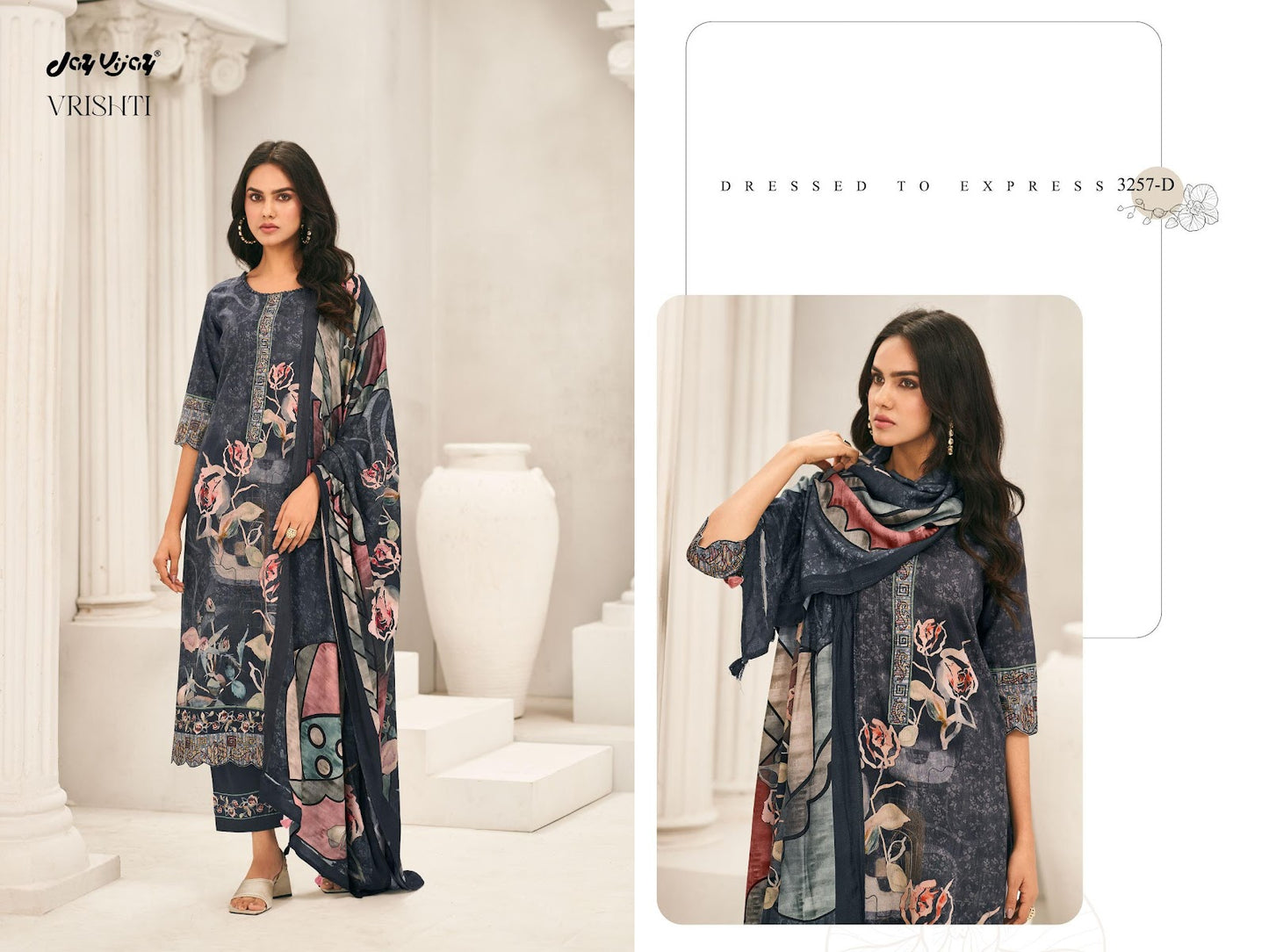 Vrishti Jay Vijay Premium Pant Style Suits Manufacturer India
