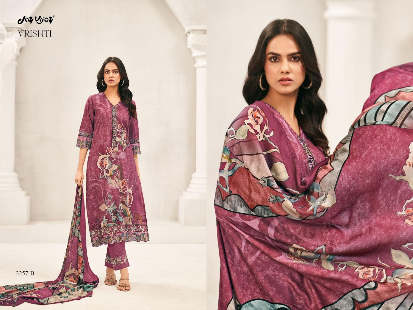 Vrishti Jay Vijay Premium Pant Style Suits Manufacturer India