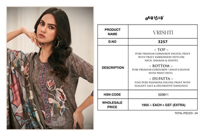 Vrishti Jay Vijay Premium Pant Style Suits Manufacturer India