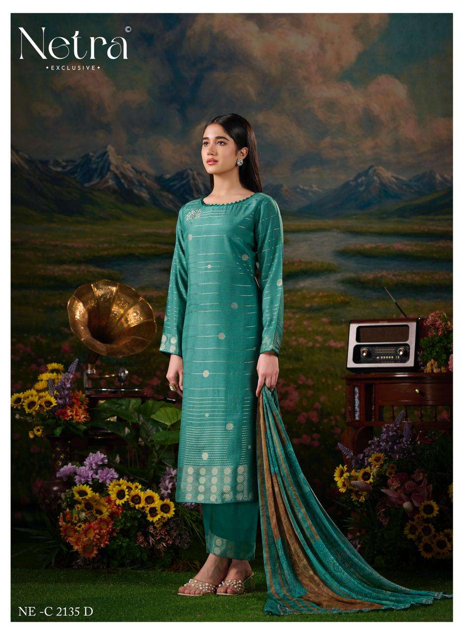 Vristi Netra Bemberg Muslin Pant Style Suits Supplier Gujarat