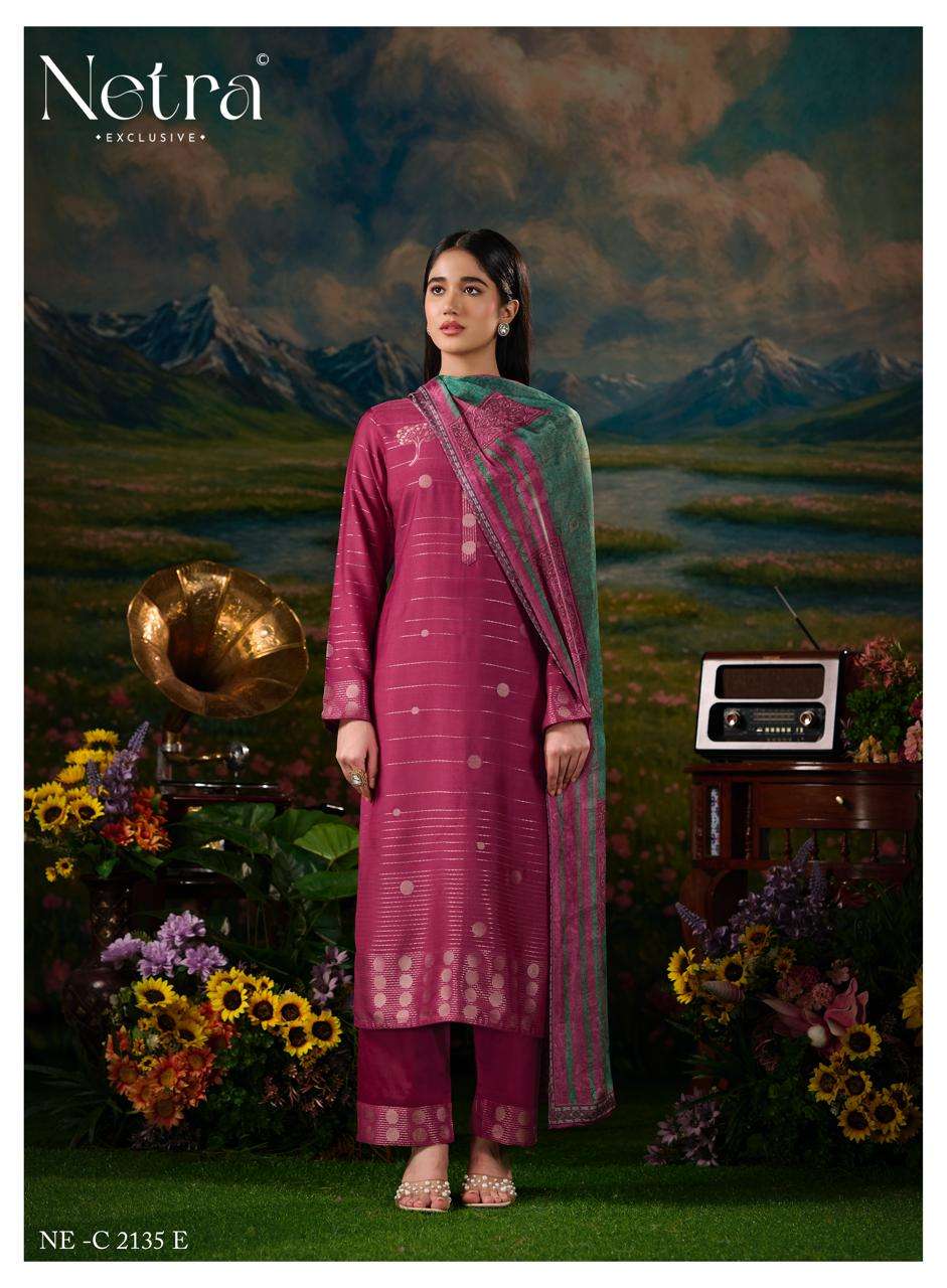 Vristi Netra Bemberg Muslin Pant Style Suits Supplier Gujarat