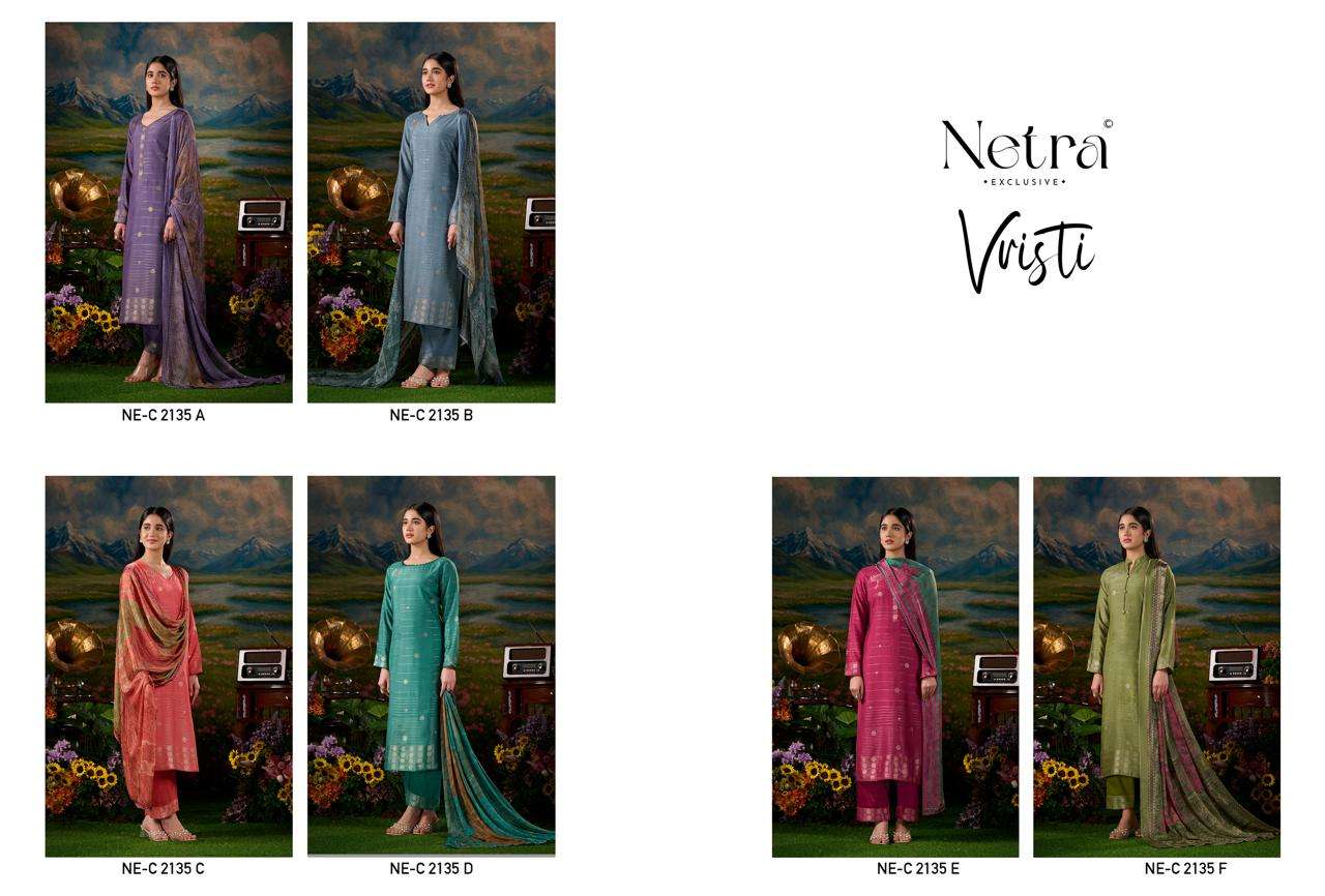 Vristi Netra Bemberg Muslin Pant Style Suits Supplier Gujarat