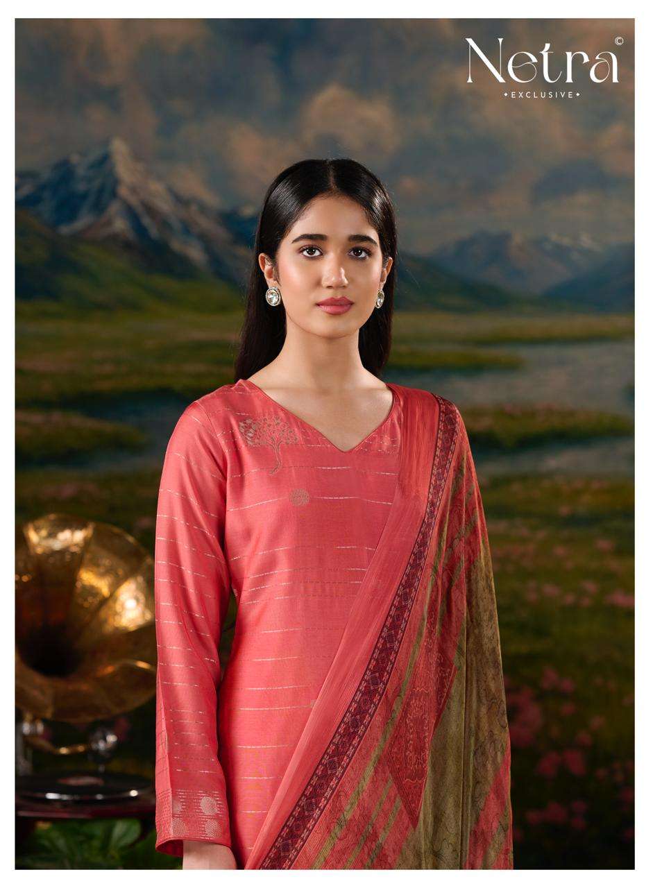 Vristi Netra Bemberg Muslin Pant Style Suits Supplier Gujarat