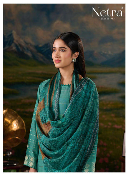 Vristi Netra Bemberg Muslin Pant Style Suits Supplier Gujarat