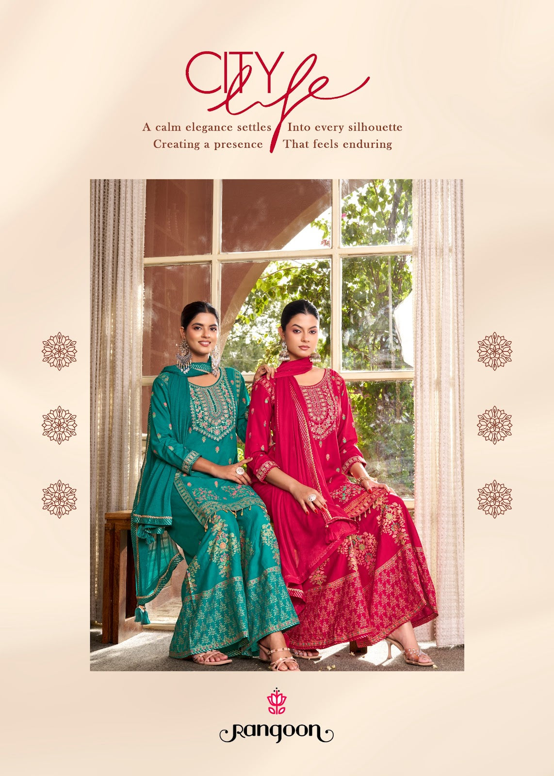 Vriti Rangoon Rayon Readymade Plazzo Style Suits Wholesale Price
