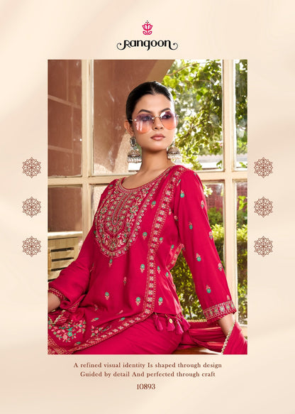 Vriti Rangoon Rayon Readymade Plazzo Style Suits Wholesale Price