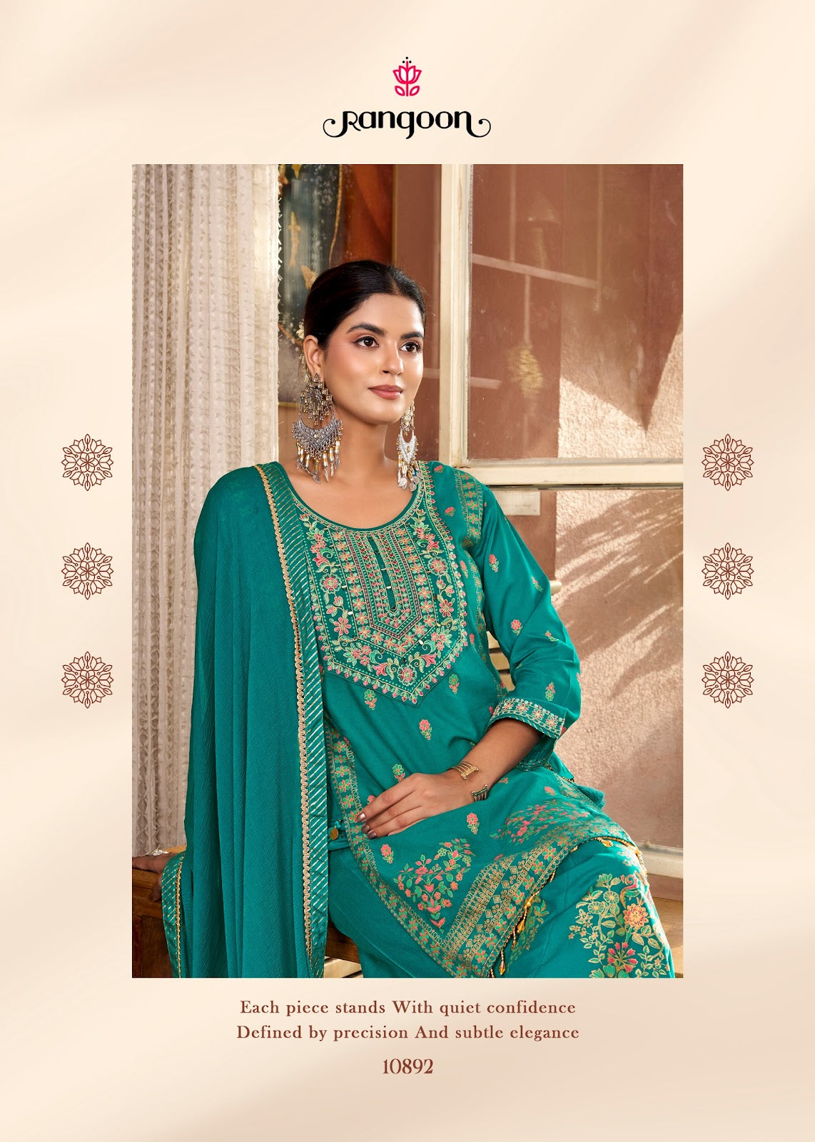 Vriti Rangoon Rayon Readymade Plazzo Style Suits Wholesale Price