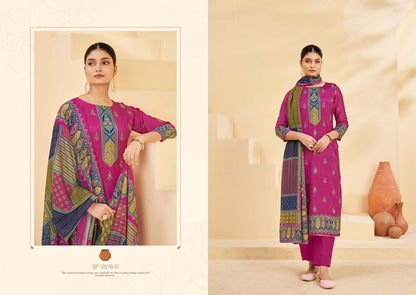 Vritika Sargam Prints Muslin Pant Style Suits Exporter Ahmedabad