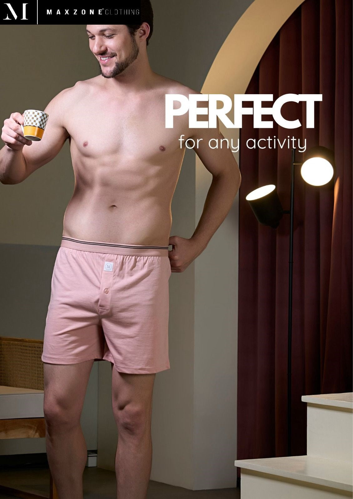 Vrt S G3 Dn 2184 Maxzone Clothing Cotton Looper Mens Shorts Wholesaler Gujarat