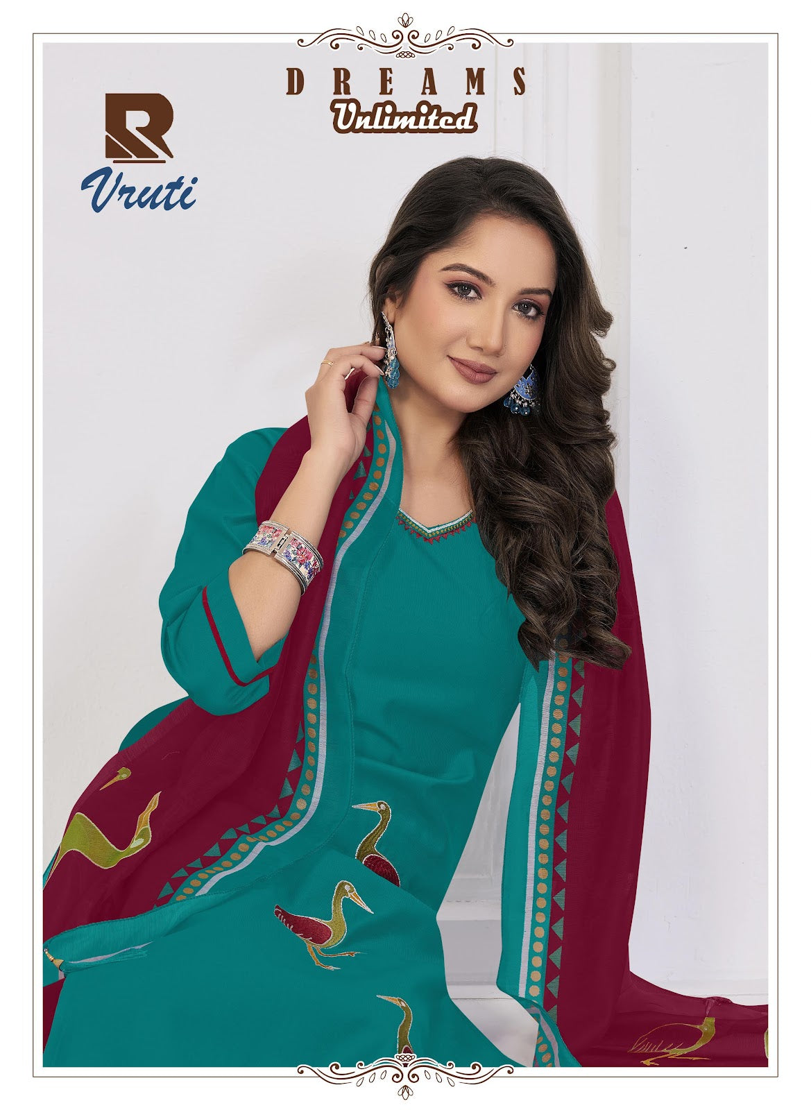 Vruti Raashi Gadwal Silk Readymade Pant Style Suits Supplier