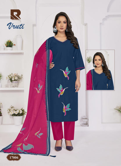 Vruti Raashi Gadwal Silk Readymade Pant Style Suits Supplier