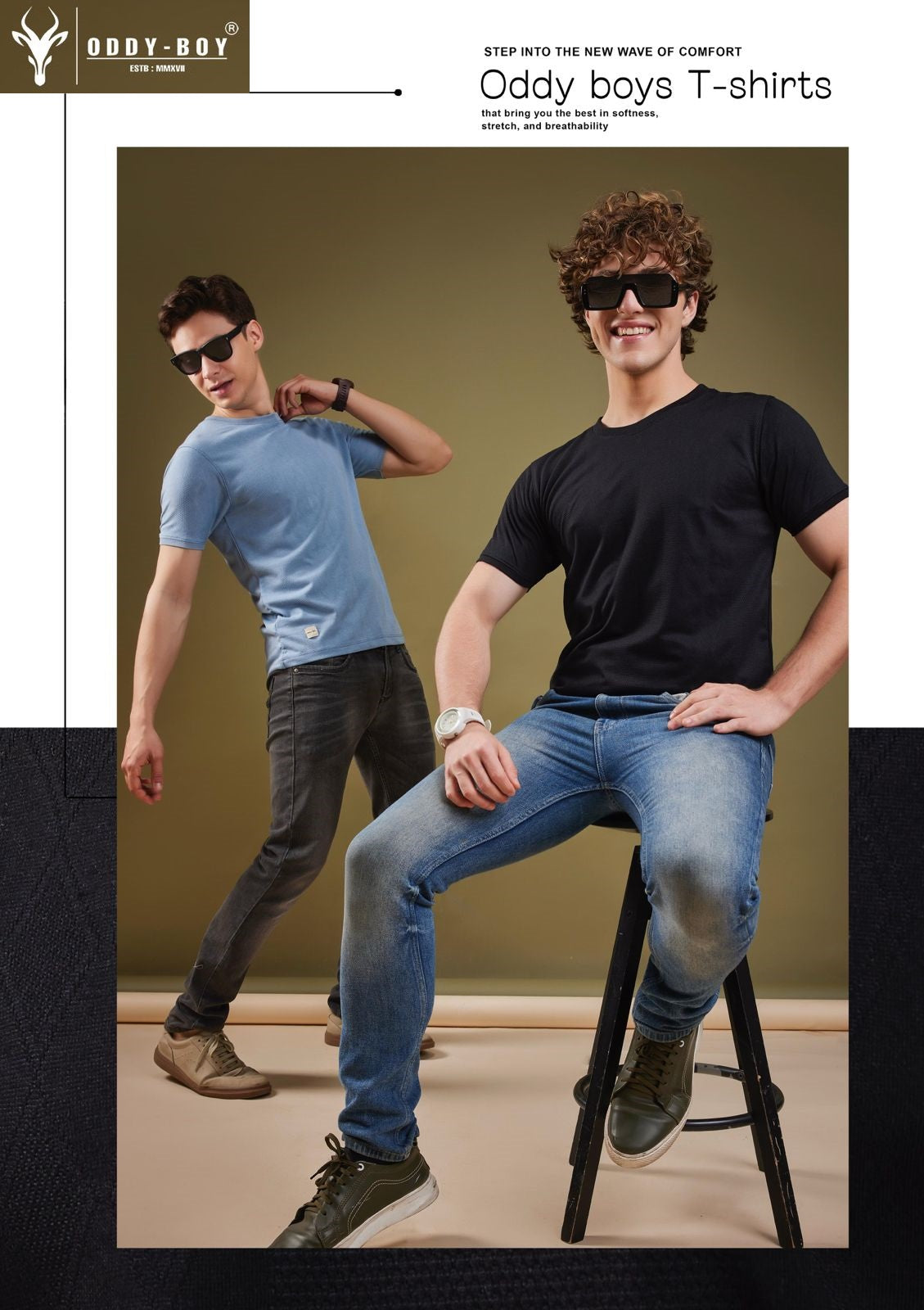 Vs 19-21 Vol 585 Oddy Boy Jacquard Knit Mens Tshirts Manufacturer Ahmedabad