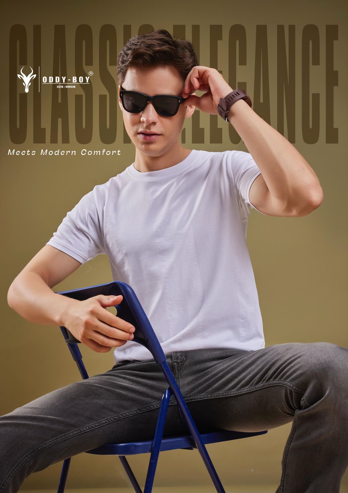 Vs 19-21 Vol 585 Oddy Boy Jacquard Knit Mens Tshirts Manufacturer Ahmedabad