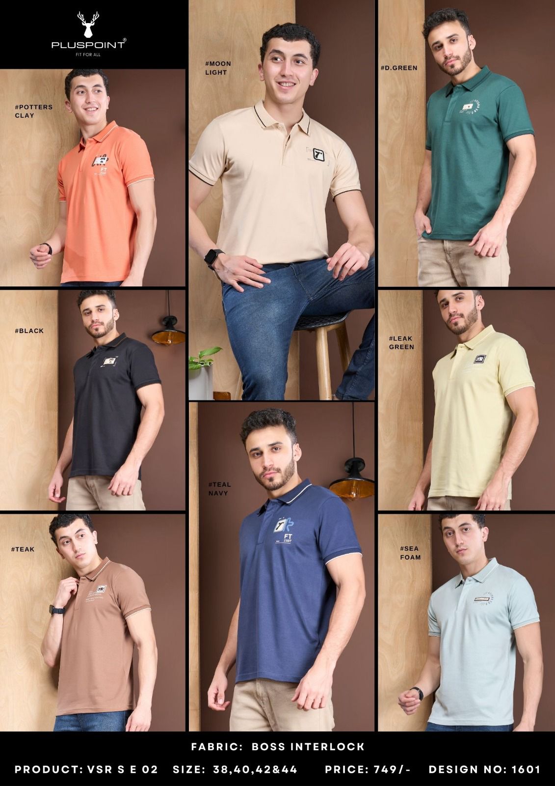 Vsr S E2 Pluspoint Interlock Mens Tshirts Supplier Ahmedabad
