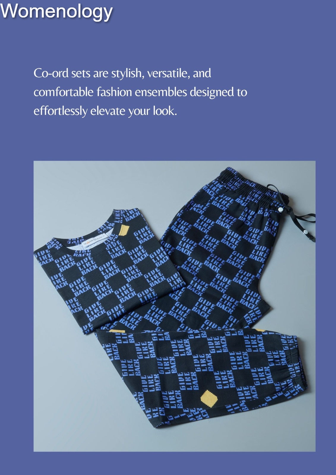 Vsr S E 1 A Womenology Cotton Co Ord Set Wholesale