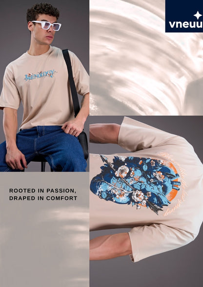 Vvn-Ih-055 A2 Oversized Vneuu Cotton Mens Tshirts Wholesale