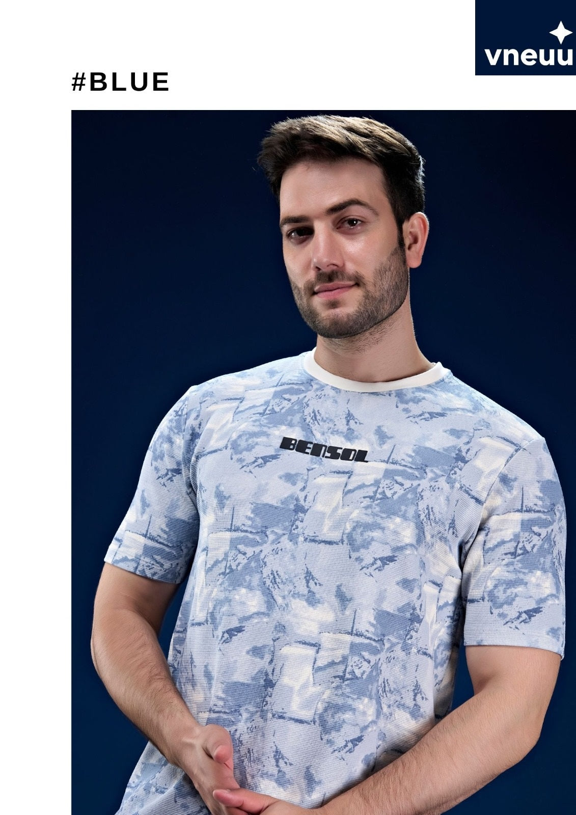 Vvn Ih-027(A) Lycra Vneuu Aop Mens Tshirts Manufacturer India