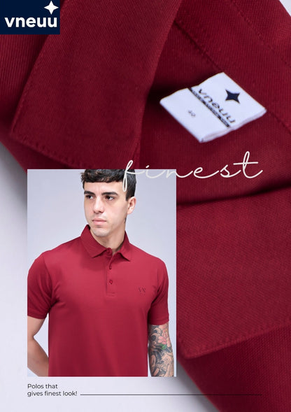 Vvn Ss J 04 A Polo Vneuu Honey Comb Mens Tshirts Supplier India