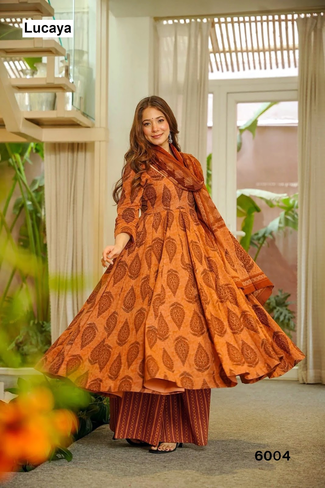 Vyoma Vol 6 Lucaya Maslin Readymade Anarkali Suits Wholesaler