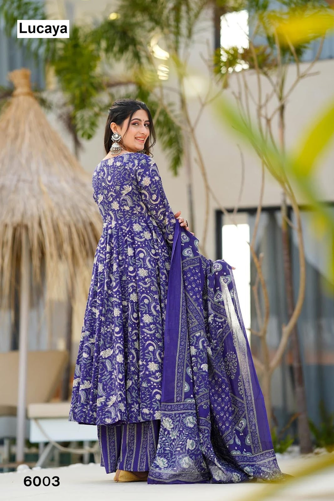 Vyoma Vol 6 Lucaya Maslin Readymade Anarkali Suits Wholesaler