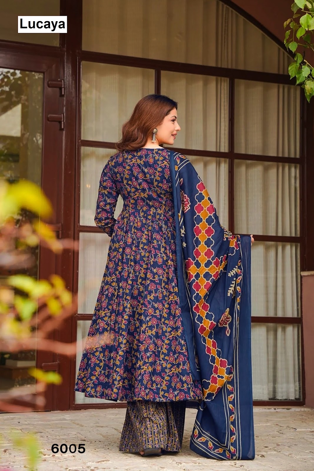 Vyoma Vol 6 Lucaya Maslin Readymade Anarkali Suits Wholesaler