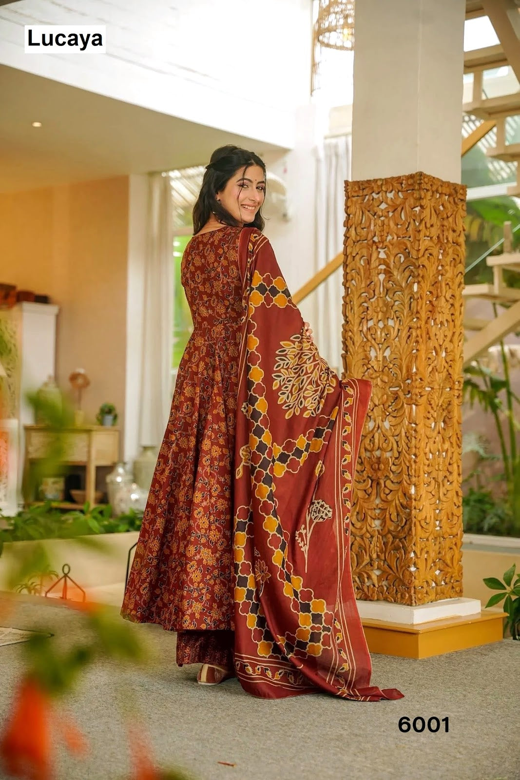 Vyoma Vol 6 Lucaya Maslin Readymade Anarkali Suits Wholesaler