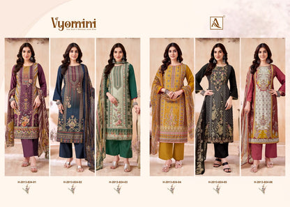 Vyomini Alok Viscose Muslin Karachi Salwar Suits Supplier Gujarat