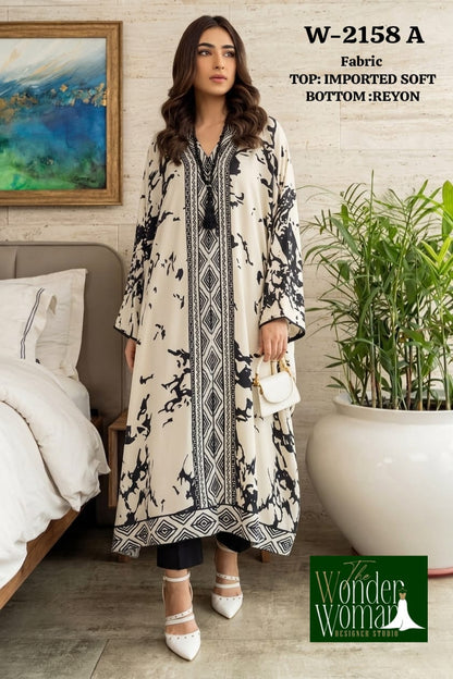 W-2158 Ab The Wonder Woman Imported Kaftan Pant Set Wholesale