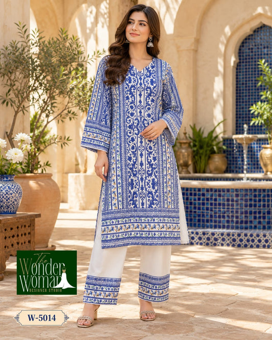 W-5014 The Wonder Woman Crape Co Ord Set Wholesaler Gujarat