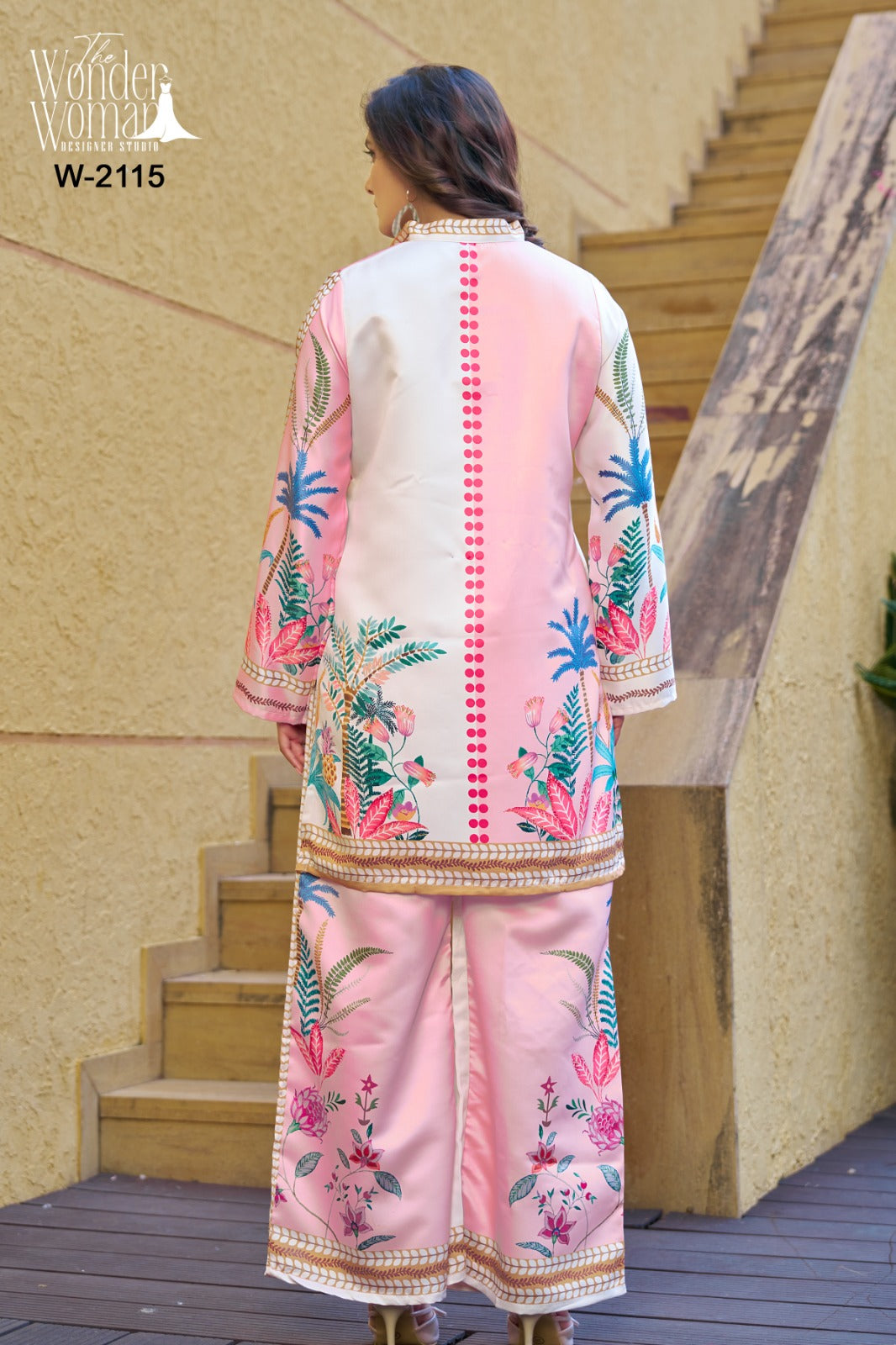 W 2115 The Wonder Woman Satin Co Ord Set Wholesaler Ahmedabad