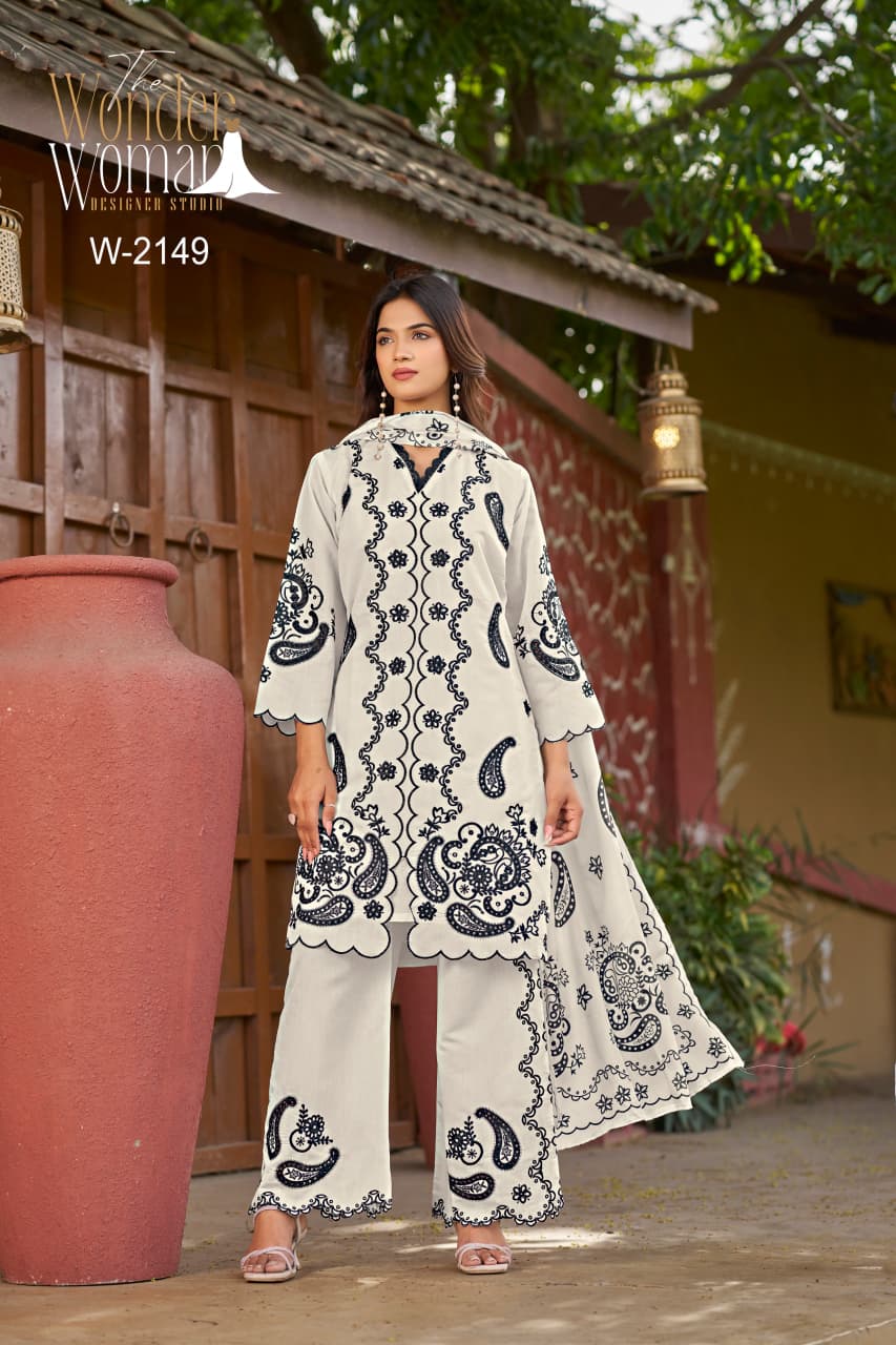 W 2149 The Wonder Woman Roman Silk Readymade Pant Style Suits Supplier Gujarat