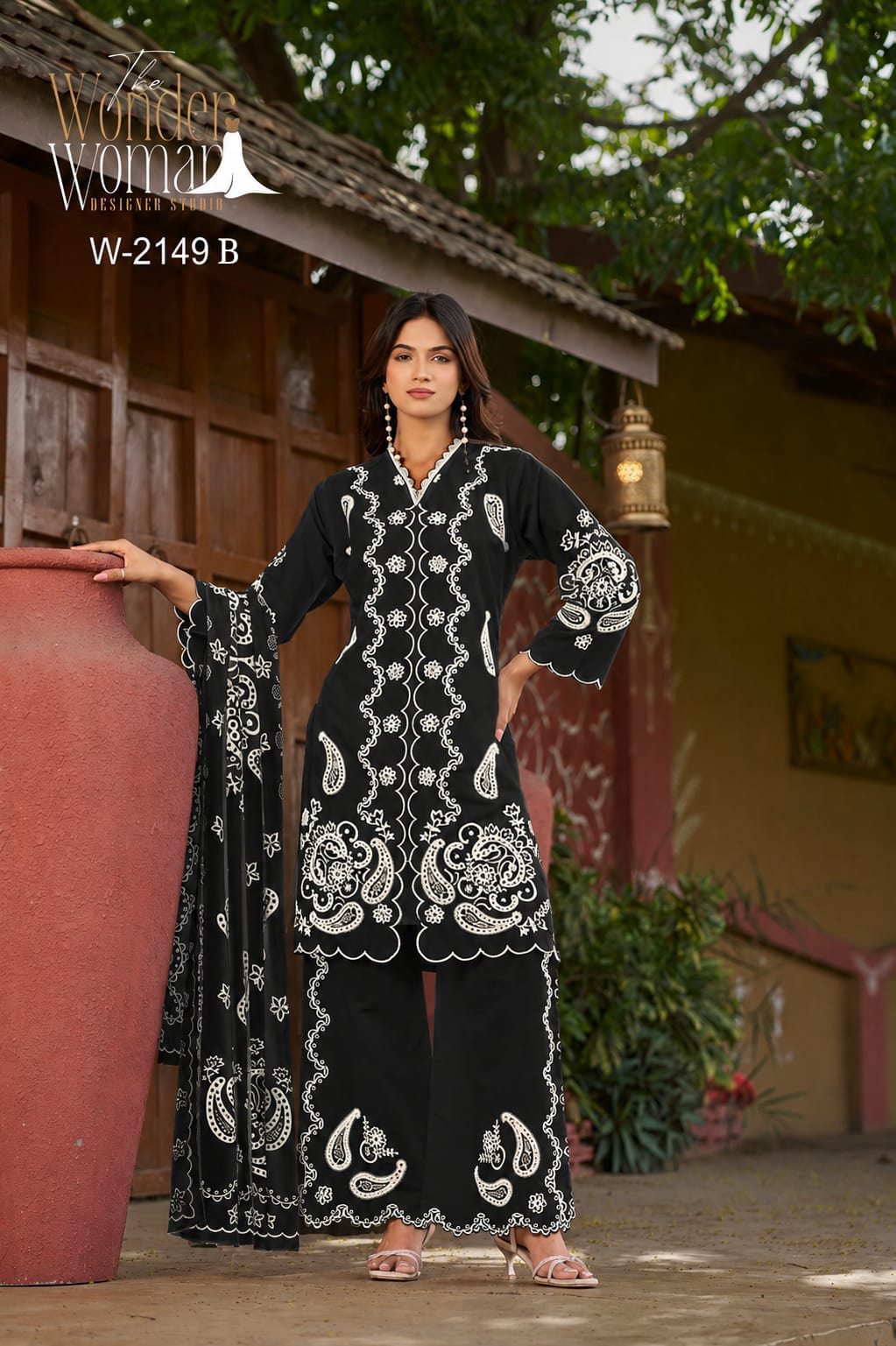 W 2149 The Wonder Woman Roman Silk Readymade Pant Style Suits Supplier Gujarat