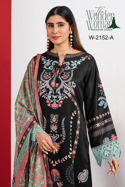 W 2152 Ab The Wonder Woman Pakistani Readymade Suits Wholesaler India