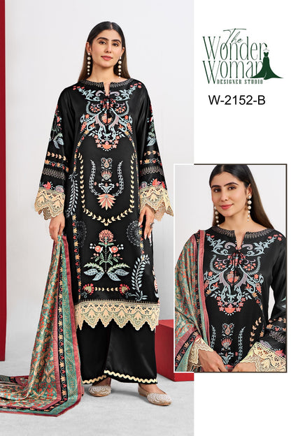 W 2152 Ab The Wonder Woman Pakistani Readymade Suits Wholesaler India