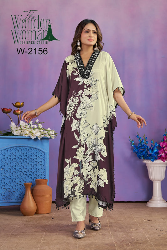 W 2156 The Wonder Woman Imported Kaftan Pant Set Manufacturer