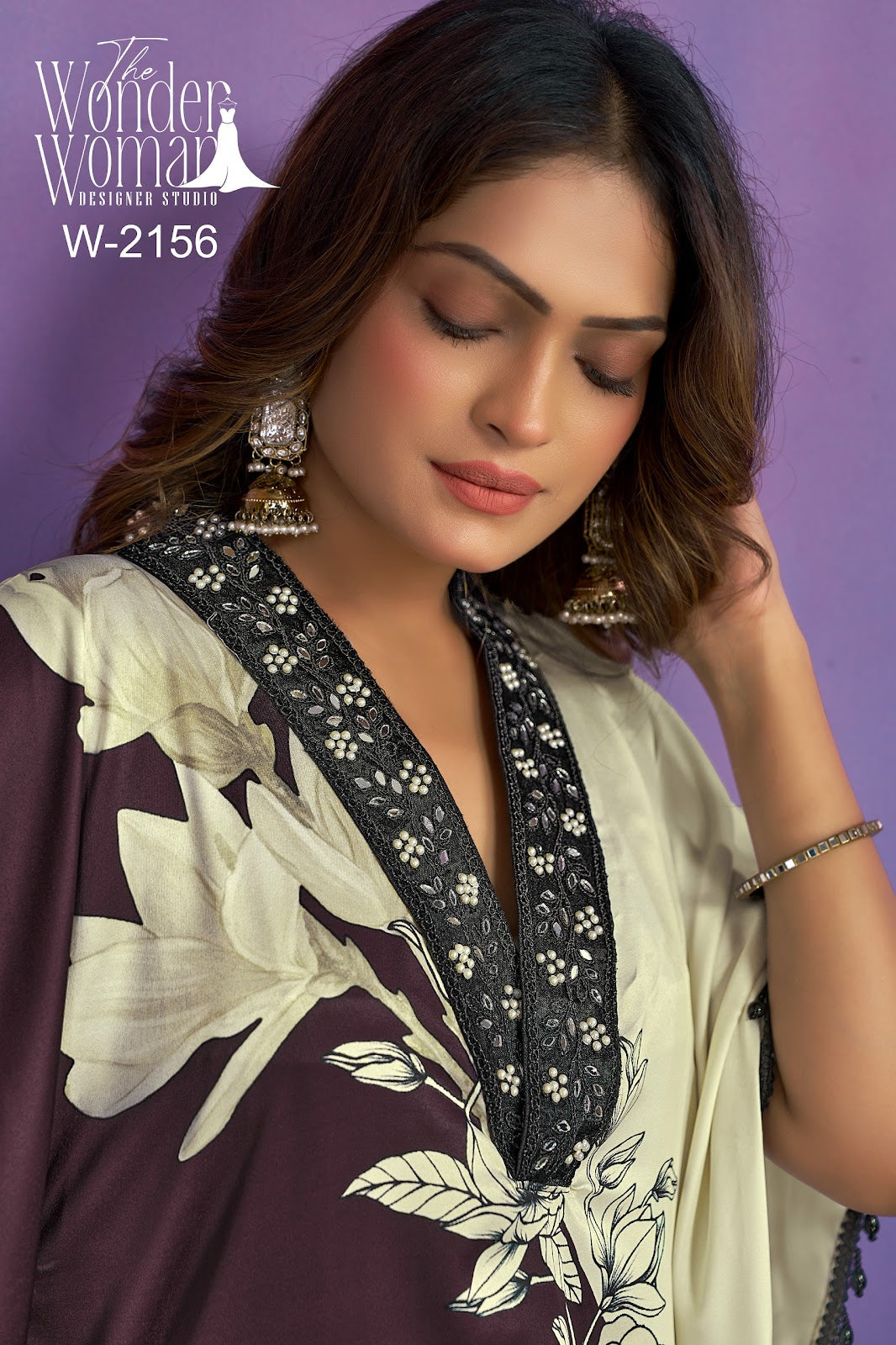 W 2156 The Wonder Woman Imported Kaftan Pant Set Manufacturer