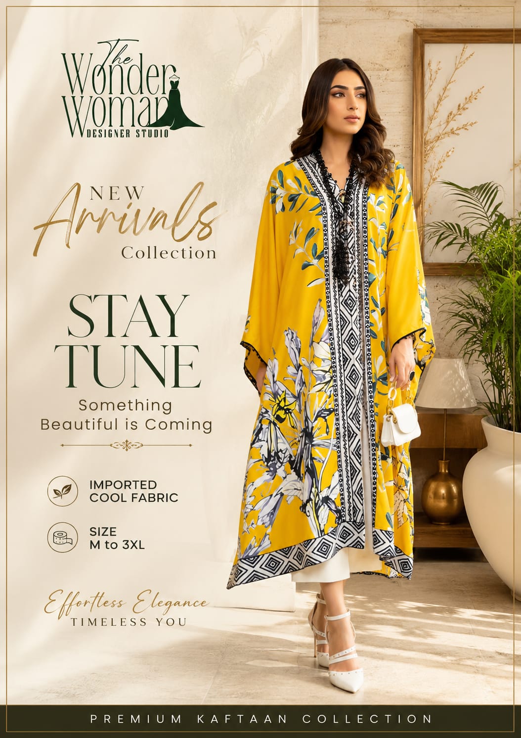 W 2158 The Wonder Woman Imported Kaftans Supplier