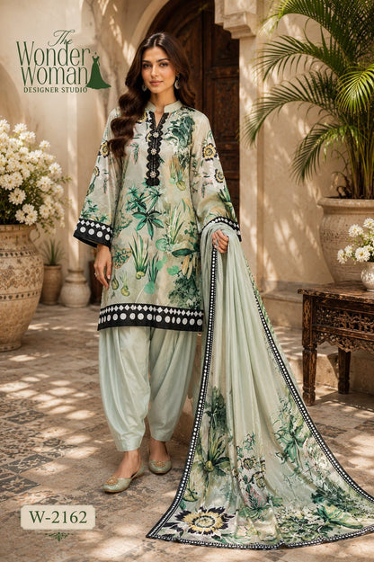 W 2162 The Wonder Woman Satin Readymade Suits Exporter Gujarat