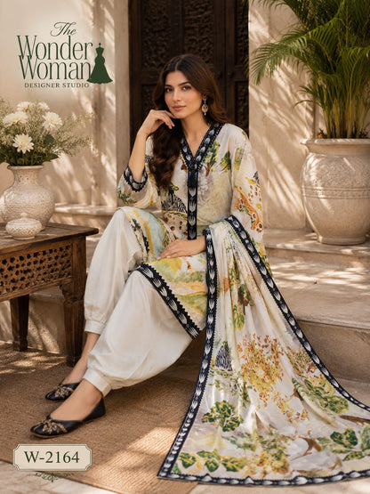 W 2164 The Wonder Woman Satin Readymade Suits Exporter India