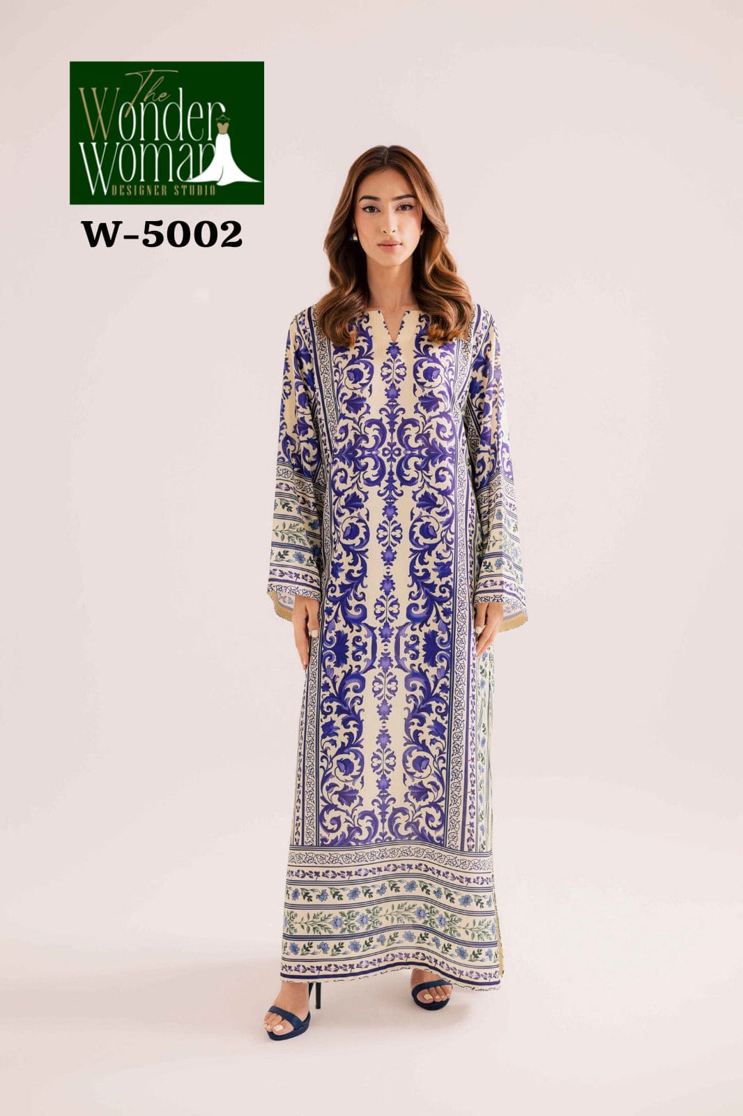 W 5002-5004-5006 The Wonder Woman Mal Satin Kaftans Wholesaler Ahmedabad