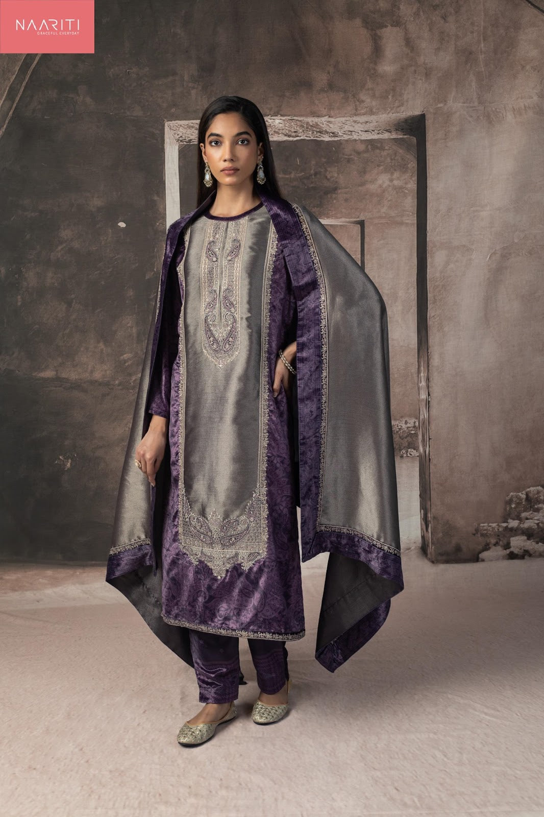 Wabi Naariti Velvet Suits Supplier India
