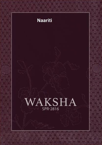 Waksha 2816 Naariti Silk Jacquard Pant Style Suits Exporter Gujarat